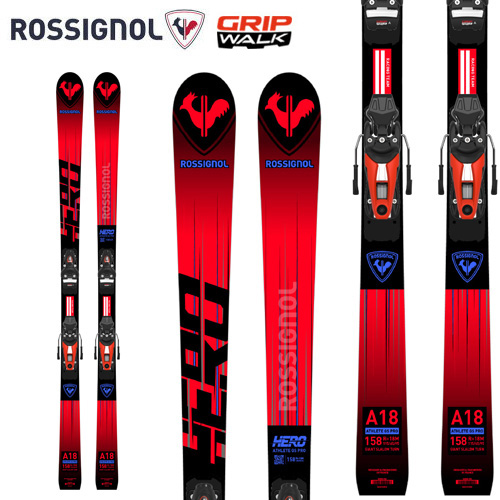 スキー板 ジュニア ロシニョール ROSSIGNOL HERO (金具付) PRO