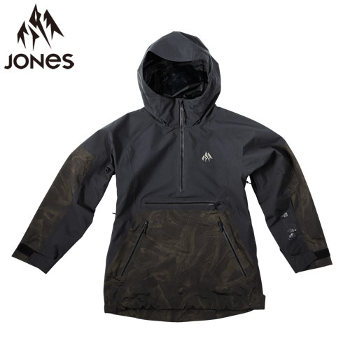 JONES ジョーンズ レディース ジャケット マウンテンサーフアノラック W'S MTN SURF ANORAK (BLACK CAMO) 69122304 スキーウェア