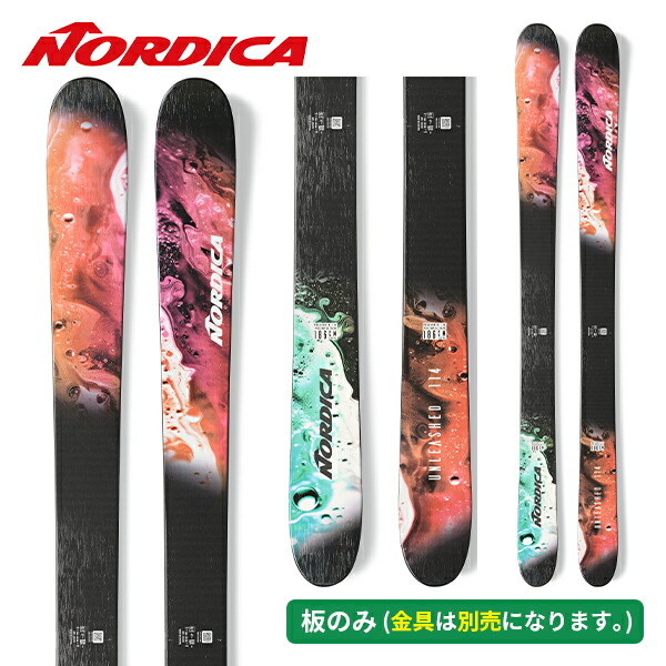 ノルディカ NORDICA アンリーシュド114 UNLEASHED 114 (板のみ) オール山岳 0A549200001 [スキーの板板] [25-26] [2026] [旧模範例スキーの板]