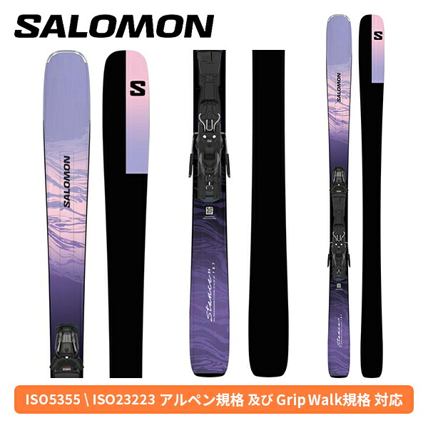 サロモン SALOMON スタンス STANCE W 84+M10 GW (金具付き) オールマウンテン レディース L47910000 [スキー板] [25-26] [2026] [NEWモデル]