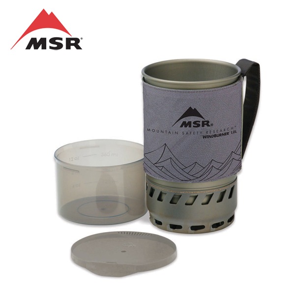 エムエスアール MSR ウィンドバーナーアクセサリーポット 1.0L グレー クッカー 36221 [ポイント2倍]｜PDスキークラブ365
