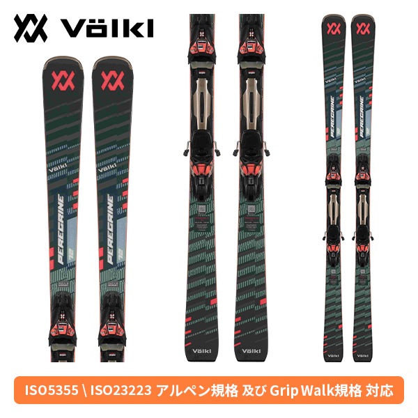 [旧模範例スキーの板] フォルクル VOLKL ペレグリン PEREGRINE 72 + RMOTION3 12 GW (金具付) [24-25] [24/25] V2410025000[尖んがり10倍]