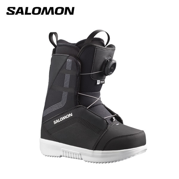 サロモン スノーボードブーツ SALOMON事業計画 ボア PROJECT BOA キッズ L41681700 [25-26] [2026] Black/Black/White
