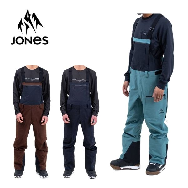 ジョーンズ JONES メンズ シュラルピニスト 伸ばすこと リサイクルド 3度合い ビブズ Shralpinist Stretch Recycled 3L Bibs 69125306 [スキーの板御召しもの] [スノーボード御召しもの]