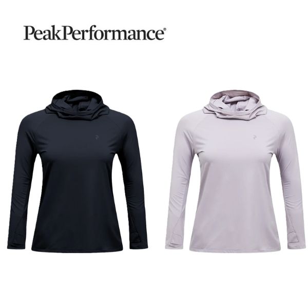 ピークパフォーマンス peak performance 26ss リペル UPF フーデッド ロングスリーブ ウィメンズ W Repel UPF Hooded LS Tee｜PDスキークラブ365