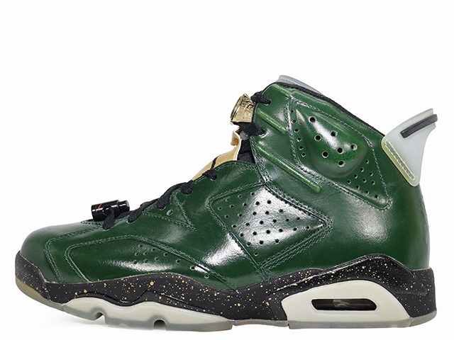【2014年製】NIKE AIR JORDAN 6 RETRO PURE GREEN/METALLIC GOLD-CHILLING RED-BLACK-PRO GR 384664-350-ナイキ エアジョーダン 6 レトロ チャンピオンシップパック "シャンパン" ピュア グリーン/メタリック ゴールド|スニーカーショップ SKIT
