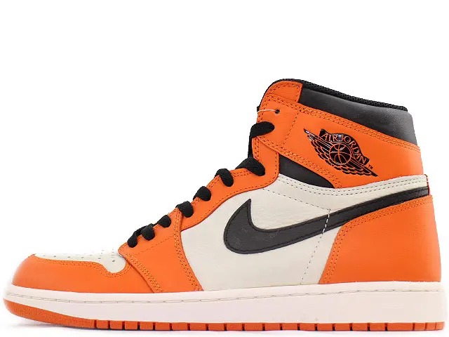 【2016年製】NIKE AIR JORDAN 1 RETRO HIGH OG SAIL/BLACK-STARFISH 555088-113\u003cBR\u003eナイキ エアジョーダン 1 レトロ ご機嫌 一風変わった \
