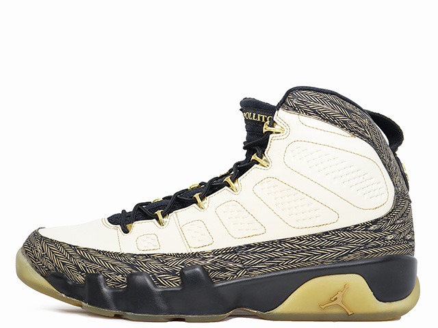 【2012年製】NIKE  AIR JORDAN 9 RETRO DB WHITE/METALLIC GOLD-BLACK\u003cBR\u003eナイキ エアジョーダン 9 レトロ \