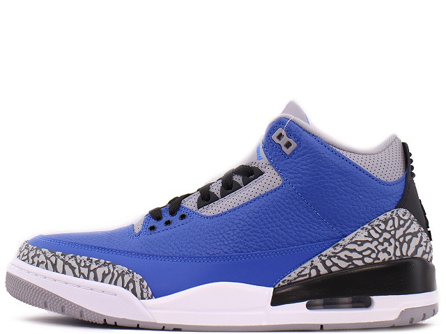 楽天市場】NIKE AIR JORDAN 3 RETRO BLUE CEMENT varsity royal