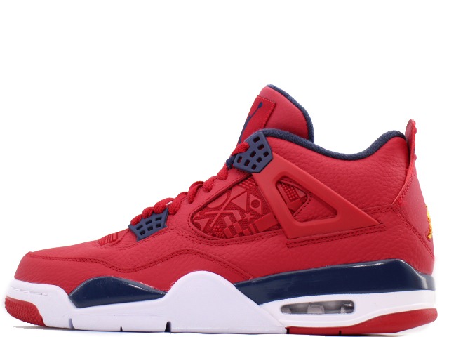 【2018年製】NIKE AIR JORDAN 4 RETRO SE \"FIBA\"" CI1184-617\u003cBR\u003eナイキ 大気圏 ジョーダン 4 レトロ シーズナルエディション \""FIBA 籠球 ワールドカップ 2019\""\u003cBR\u003eGYM RED/OBSIDIAN-WHITE-METALLIC GOLD"