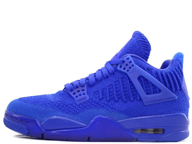 【2019年製】NIKEAIR JORDAN 4 RETRO FLYKNIT HYPER ROYAL/BLACK-HYPER ROYAL\u003cBR\u003eナイキ エアジョーダン 4 レトロ 飛球編み物 ハイパーロイヤル/黒いこと-ハイパーロイヤル AQ3559-400