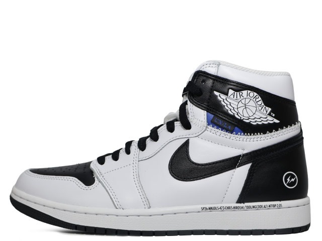 NIKE AIR JORDAN 1 RETRO HIGH OG SP  II7282-100\u003cBR\u003eナイキ エアジョーダン 1 レトロハイ 底抜け騒ぎ 特別 \"フラグメントデザイン\""\""単位労働組合\"" 白いこと/黒いこと\u003cBR\u003e\""FRAGMENT DESIGN\""\""UNION\""WHITE/BLACK"