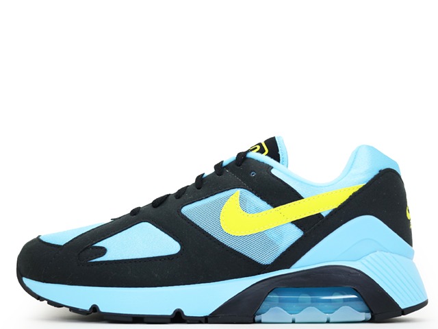 NIKE AIR MAX 180  HQ4043-400ナイキ エア湖 マックス 180 バルティックブルー/リフティングブラックBALTIC BLUE/LIGFTENING-BLACK