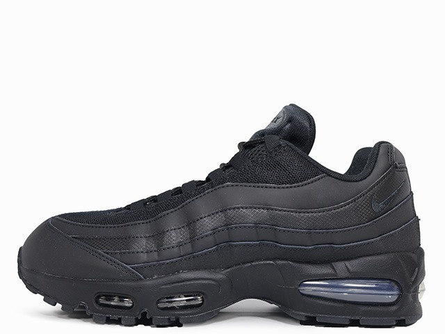 NIKE AIR MAX 95 BIG BUBBLE  BLACK/BLACK-BLACK HM8755-001\u003cBR\u003eナイキ 大気圏 マックス 95 事あたらしい ビッグ砂上の楼閣 黒いこと/黒いこと-黒いこと