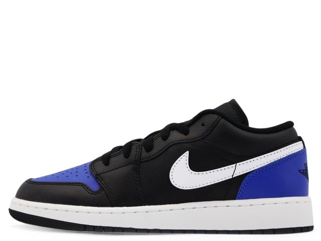 【スモール レディース スニーカー】NIKE AIR JORDAN 1 LOW (GS) BLACK/WHITE-GAME ROYAL 553560-042 ナイキ エア ジョーダン 1 ロー グレードスクール ブラック/ホワイト-ゲームロイヤル