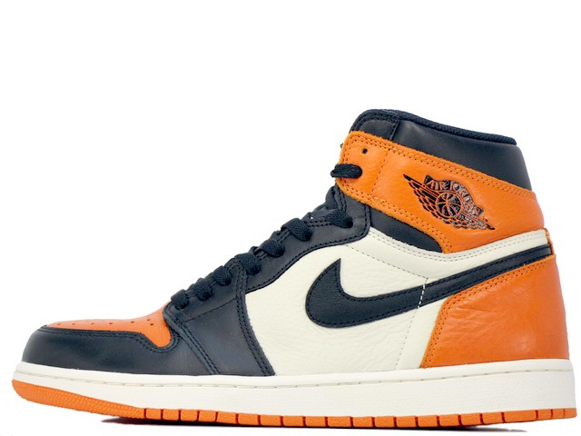 Nike ハイカットシューズ オレンジ/ブラック 新品 楽天市場】NIKE ナイキ AIR JORDAN 1 MID black fire red-white
