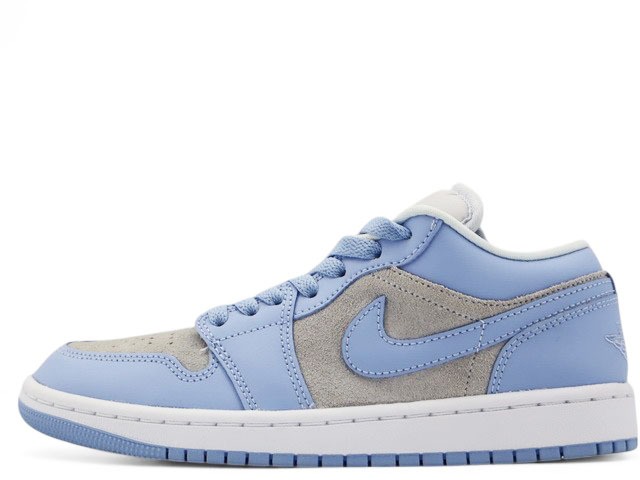 【レディース スニーカー】NIKE WMNS AIR JORDAN 1 LOW FOOTBALL GREY/ALUMINUM-WHITE DC0774-050ナイキ ウィメンズ エア湖 ジョーダン 1 置き目 蹴球薄墨色/軽銀-白いこと