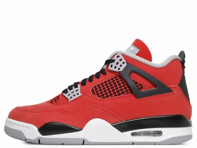 NIKE AIR JORDAN 4 RETRO FQ8138-600\u003cBR\u003eナイキ 大気圏 ジョーダン 4 レトロ  \"トロブラボー\""たき火赤いこと/白いこと-黒いこと\u003cBR\u003e\""Toro Bravo\""FIRE RED/WHITE-BLACK"