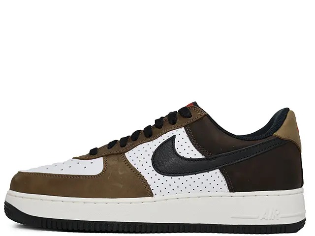 NIKE AIR FORCE 1 LOW RETRO WHITE/BLACK-BISON  HJ4323-100\u003cBR\u003eナイキ 空軍 1 置き目 レトロ \
