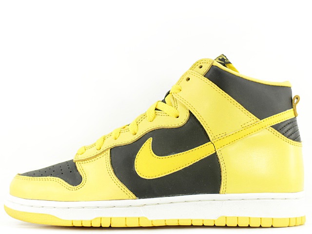 【1999年製】NIKE DUNK HIGH LE 630335-071ナイキ ダンク ご機嫌 \"アイオワ\"" 黒いこと/ブライトゴールデンロッドBLACK/BRIGHT GOLDENROD"
