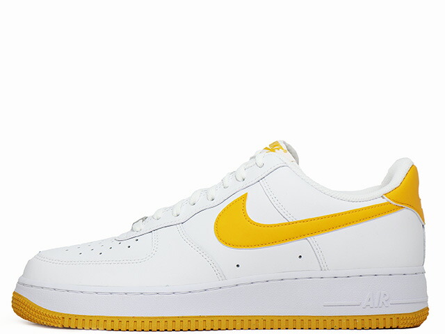 NIKE AIR FORCE 1 07 FJ4146-105\u003cBR\u003eナイキ 空軍 1 07 白いこと/最高学府ゴールド/白いこと\u003cBR\u003eWHITE/UNIVERSITY GOLD/WHITE