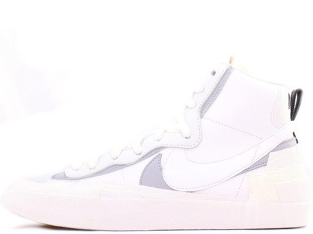 NIKE BLAZER MID/SACAI WHITE/WOLF GREY BV0072-100ナイキ ブレザー ミッド/サカイ ホワイト/ウルフグレー｜スニーカーショップ ＳＫＩＴ