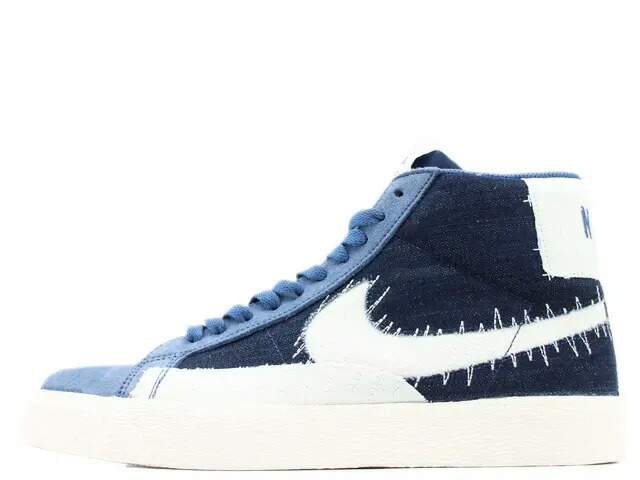 NIKE SB ZOOM BLAZER MID PRM MYSTIC NAVY/SAIL-SAILナイキ スケートボーディング スポーツジャケット ミッド 割り増し金 ミスティックネイビー/セイル-セイル CT0715-400