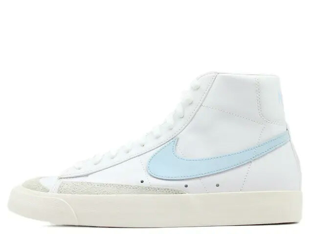 NIKE BLAZER MID 77 VINTAGE WHITE/CELESTINE BLUE-SAIL BQ6806-109ナイキ ブレザー ミッド 77 ビンテージ ホワイト/セレスチンブルー/セイル｜スニーカーショップ ＳＫＩＴ