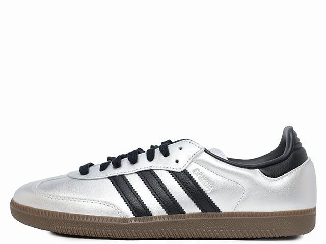 ADIDAS SAMBA OG W  JI4218\u003cBR\u003eアディダス オリジナルス サンバ OG ウィメンズ しろがね色/中核グループ黒いこと/チュインガム\u003cBR\u003eSILVER MT/CBLACK/GUM5