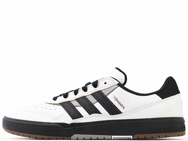 ADIDAS TYSHAWN 2  IF9712\u003cBR\u003eアディダス スケートボーディング タイショーン 2 水晶白いこと/中核グループ黒いこと/チャコールソリッドグレー\u003cBR\u003eCRYWHT/CBLACKCHSOGR