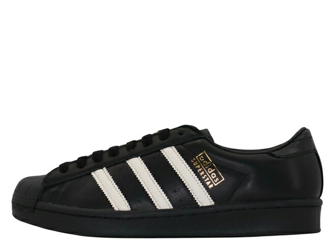 ADIDAS SUPER STAR VINTAGE  KJ1712\u003cBR\u003eアディダス オリジナルス はやりっ児 ヴィンテージ 中核グループ黒いこと/中核グループ白いこと/中核グループ黒いこと\u003cBR\u003eBLACK/WHITE/BLACK