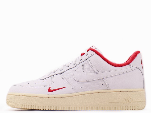 NIKE  AIR FORCE 1 LOW / KITH CZ7926-100\u003cBR\u003eナイキ 空軍 1 置き目/口づけ 白いこと/ユニバーシティレッド \u003cBR\u003eWHITE/WHITE-UNIVERSITY RED