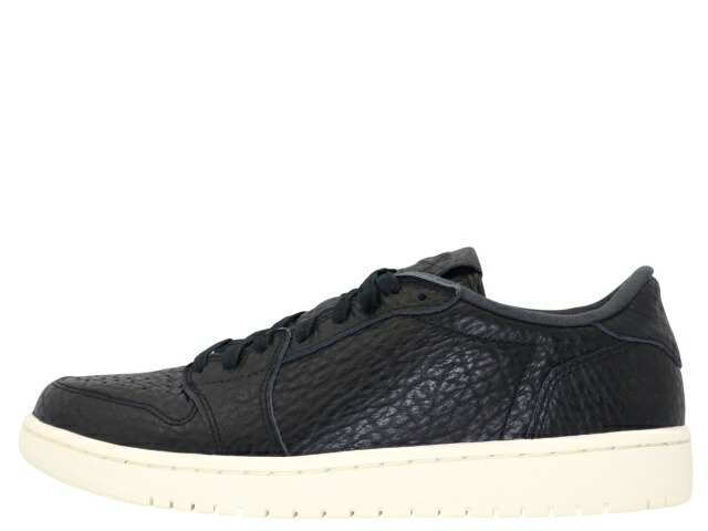NIKE  AIR JORDAN 1 RETRO LOW NS 848775-005ナイキ エア湖 ジョーダン 1 レトロ ノー スウッシュ 黒いこと/黒いこと/セイルBLACK/BLACK-SAIL