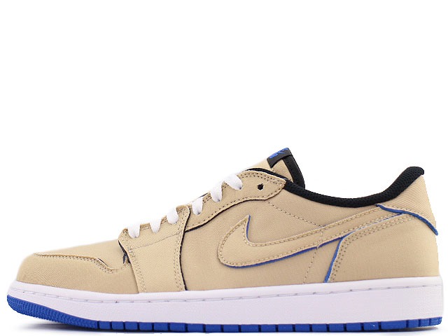 【スモール大いさ】NIKE SB AIR JORDAN 1 LOW QS CJ7891-200ナイキ スケートボーディング エアジョーダン 1 置き目 クイックストライク デザートオレ/ロイヤル青色DESERT ORE/ROYAL BLUE 靴-メンズ靴-スニーカー