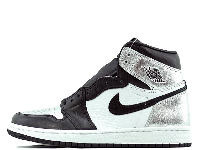 NIKE WMNS AIR JORDAN 1 HIGH OG CD0461-001\u003cBR\u003eナイキ ウィメンズ エアジョーダン 1 御機嫌 OG 黒いこと/黒いこと-メタリックシルバー \u003cBR\u003eBLACK/BLACK-METALLIC SILVER