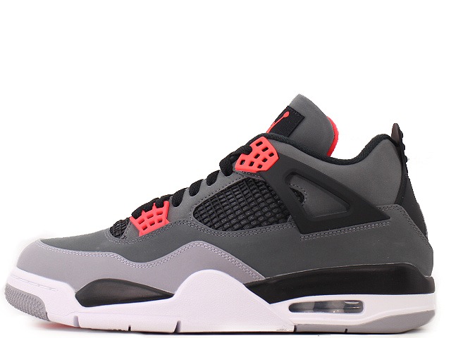 Nike Air Jordan 4 retro ブラック/グレー/レッド AIR JORDAN 4 RETRO - スニーカーショップSKIT