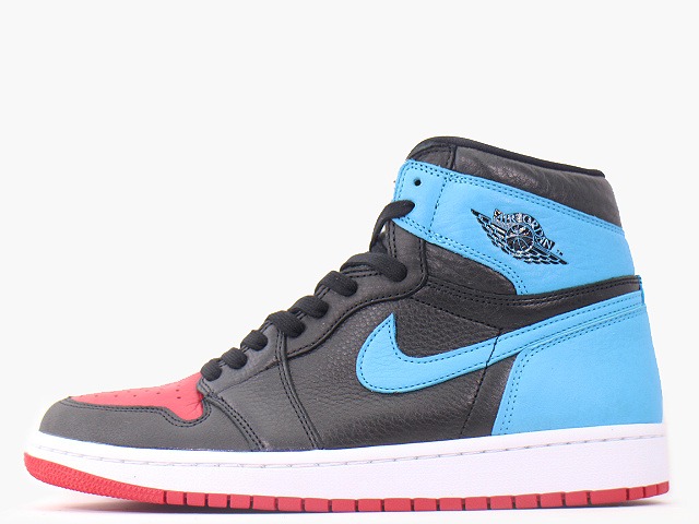 NIKE WMNS AIR JORDAN 1 RETRO HIGH OG "UNC TO CHICAGO"BLACK/DK POWDER BLUE-GYM RED CD0461-046ウィメンズ ナイキ エア ジョーダン 1 レトロ ハイ オリジナル "NC TO CHI" ブラック/パウダーブルー/ジムレッド|スニーカーショップ SKIT