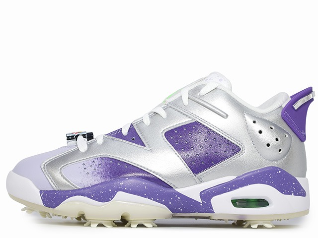 NIKE AIR JORDAN 6 LOW G NRG U23 FD0205-055 ナイキ エア ジョーダン 6 ロー ゴルフ メタリックシルバー/オキシゲン パープル