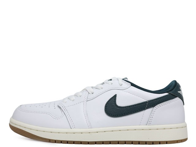 NIKE WMNS AIR JORDAN 1 RETRO LOW OG  WHITE/OXIDIZED GREEN-SAIL  CZ0775-133ナイキ ウィメンズ エアジョーダン1 レトロ LOW 一風変わった 白いこと/オキシダイズド 緑であること-セイル