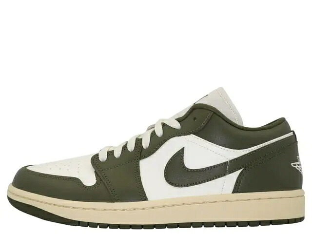 NIKE WMNS AIR JORDAN 1 LOW DC0774-122 ナイキ ウィメンズ エア ジョーダン 1 ロー セイル/ミディアムオリーブ-ココナッツミルク SAIL/MEDIUM OLIVE-COCONUT MILK