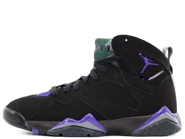 NIKE AIR JORDAN 7 RETRO \"RAY ALLEN\""BLACK/FIELD PURPLE 304775-053\u003cBR\u003eナイキ エアジョーダン 7 レトロ \""花の冠・ウディアレン\"" 黒いこと/フィールドパープル"