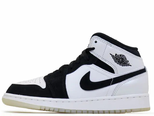 【レディース大きさ】NIKE AIR JORDAN 1 MID SE GS DN4321-100\u003cBR\u003eナイキ エア湖 ジョーダン 1 ミッド シーズナルエディション 評点学院 白いこと/黒いこと-マルチ-色つや\u003cBR\u003eWHITE/BLACK-MULTI-COLOR