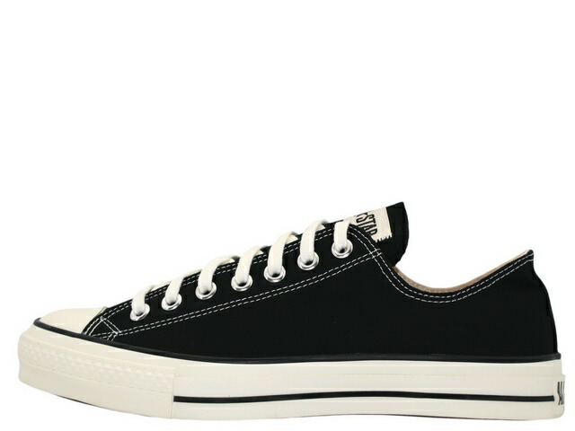 CONVERSE CANVAS ALL STAR J OX  BLACK 32167431コンバース 帆布 オールスター ジャパン オックス 黒いこと 日本製