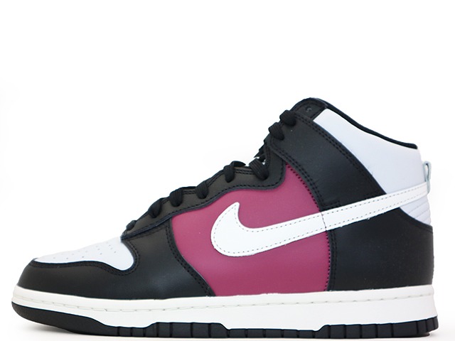 NIKE WMNS DUNK HIGH DD1869-005 ナイキ ウィメンズ ダンク ハイ ブラック/サミット ホワイト-ローズウッド BLACK/SUMMIT WHITE-ROSEWOOD