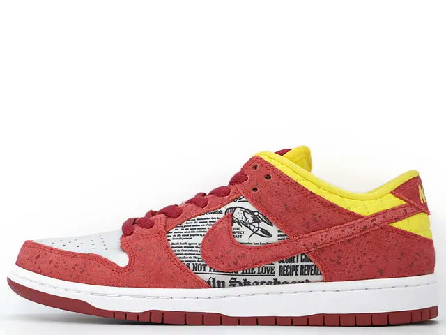 【2014年製】【黄ばみ有】NIKE DUNK LOW PREMIUM SB QS  504750-660ナイキ スケートボーディング ダンク 置き目 割り増し金 エスビー クイックストライク \