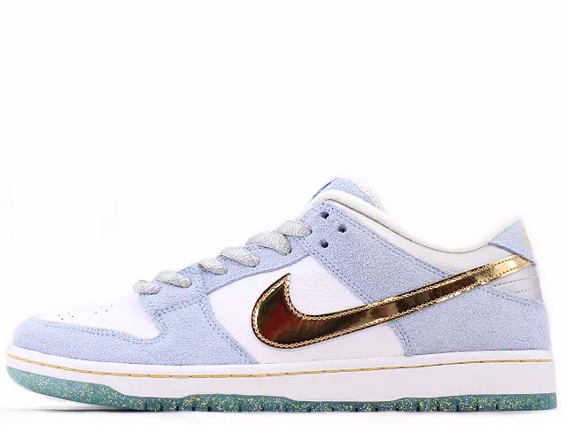 NIKE SB DUNK LOW PRO QS DC9936-100ナイキ スケートボーディング ダンク ロー プロ クイックストライク "ショーン・クライヴァー" ホワイト/サイキックブルー/メタリックゴールド"SEAN CLIVER"WHITE/METALLIC GOLD|スニーカーショップ SKIT