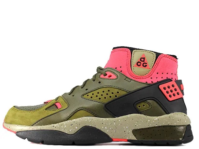 【2015年製】NIKE MOWABB OG 749492-303\u003cBR\u003eナイキ A.C.G. モワブ 一風変わった トレイルズ ミリティアグリーン/黒いこと/ダークロデン/竹\u003cBR\u003eMILITIA GREEN/BLK-DRK LDN-BMB
