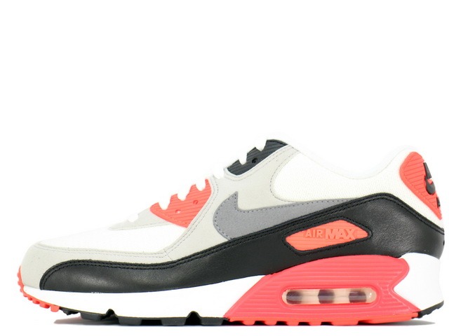 【2015年製/28.0糎】NIKE AIR MAX 90 OG  725233-106\u003cBR\u003eナイキ エア湖マックス 90 一風変わった \"インフラ赤いこと\""\u003cBR\u003eSAIL/COOL WHITE/CEMENT GREY-INFRARED-BLACK"