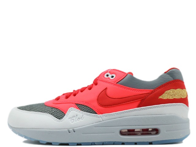 【日本未発売】NIKE AIR MAX 1 / CLOT \"KISS OF DEATH\"" SOLOAR RED/UNIVERSITY RED DD1870-600ナイキ エア湖 マックス 1 / クロット \""口づけ オブ 一巻の終わり\"" ソーラー赤いこと/最高学府 赤いこと"