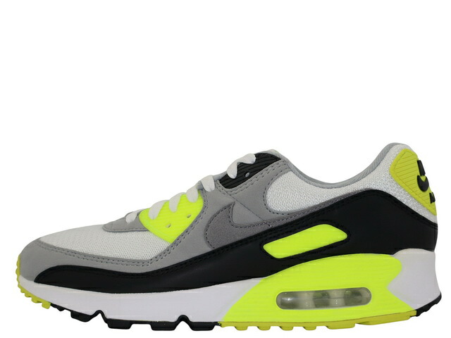 NIKE AIR MAX 90 CD0881-103ナイキ エア湖 マックス 90 白いこと/パーティクルグレー-ボルトWHITE/PARTICLE GREY-VOLT-BLACK